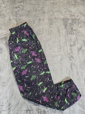 Vintage Rare Wild Gecko Hawaii Neon Rave Pants Size 2XL Fits Large